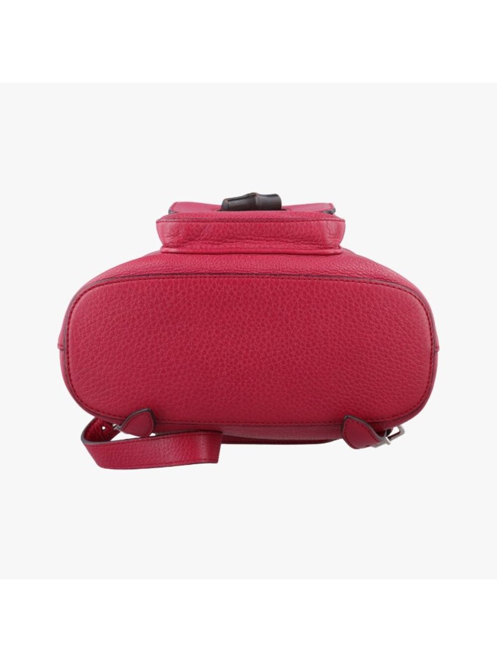 ★SOLD★ Gucci Bamboo Red Leather Backpack - Picture 3 of 15
